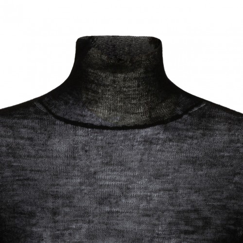 Black High Neck Sweater