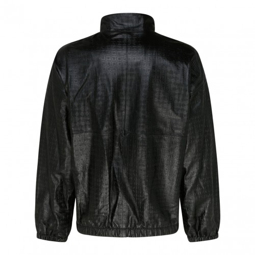 Black Nappa Leather 4G Jogging Jacket