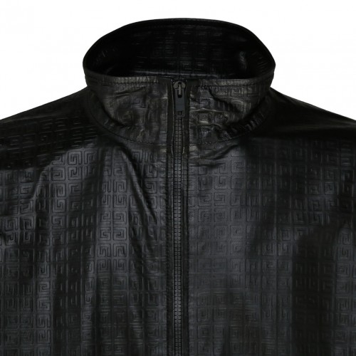 Black Nappa Leather 4G Jogging Jacket