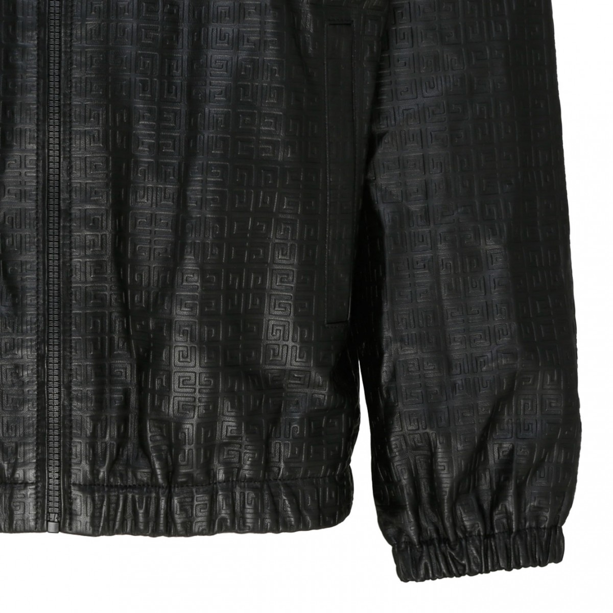 Black Nappa Leather 4G Jogging Jacket