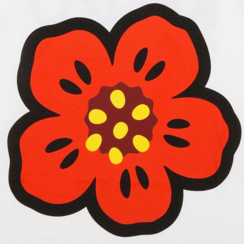 White Ikebana Iconic Boke T-Shirt