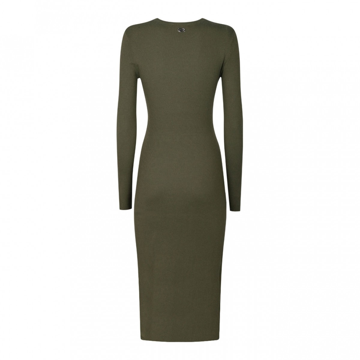 Dark Green Cut Out Dress