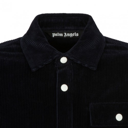 Black Coduroy Shirt Jacket