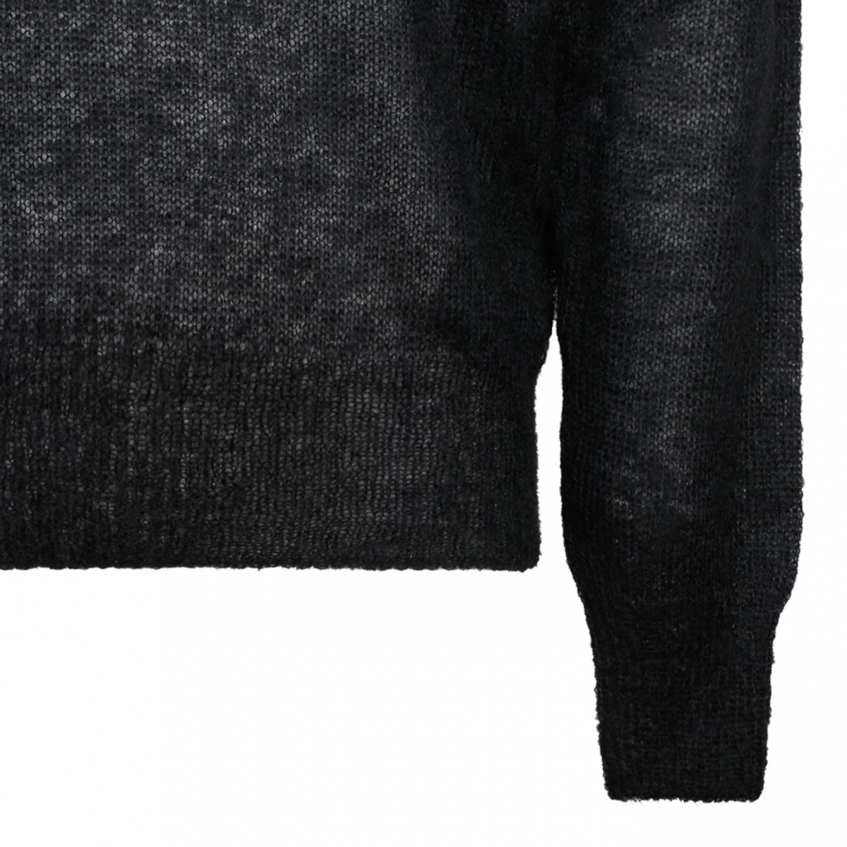 Tom Ford Black Mohair Semi Sheer Jumper