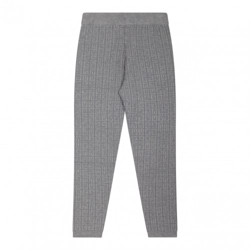 Grey Logo Jacquard Leggins 2