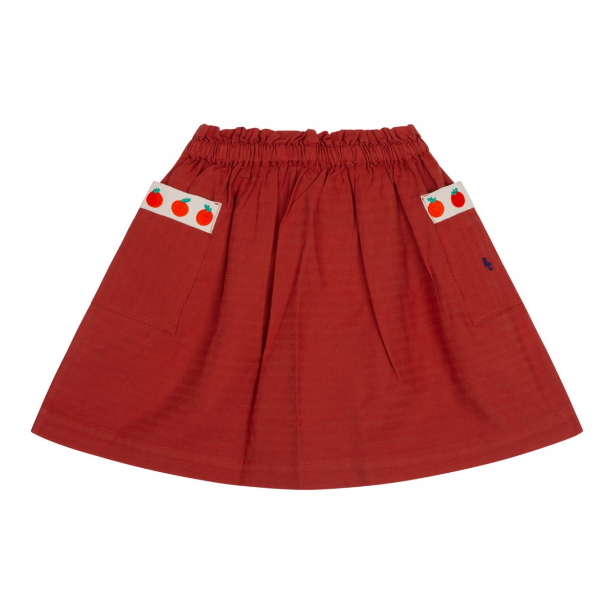 Embroidered Monogram Skirt