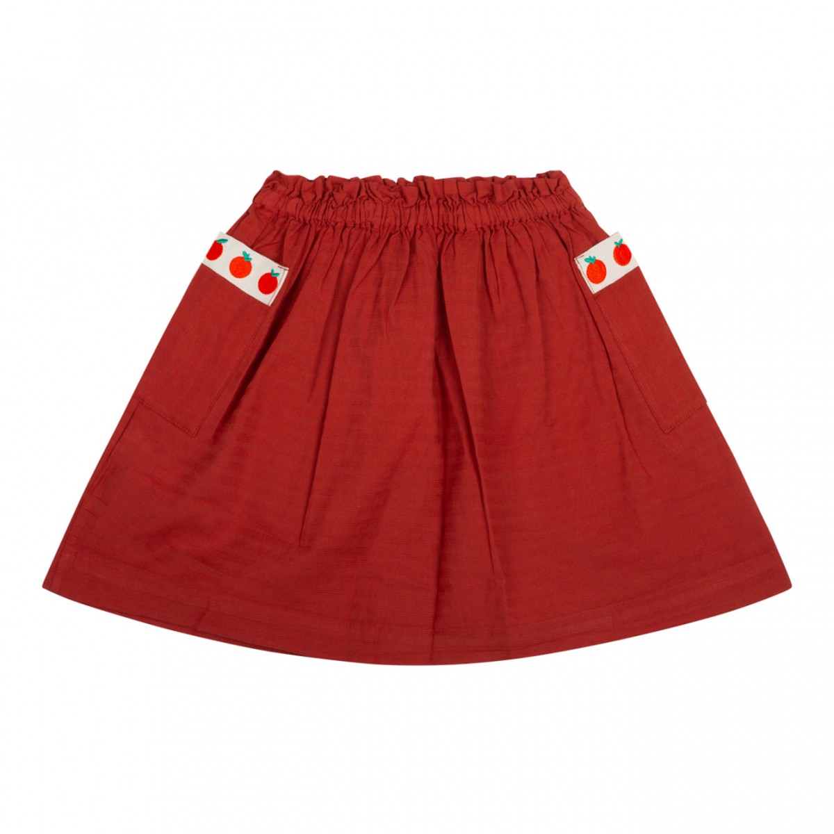 Embroidered Monogram Skirt