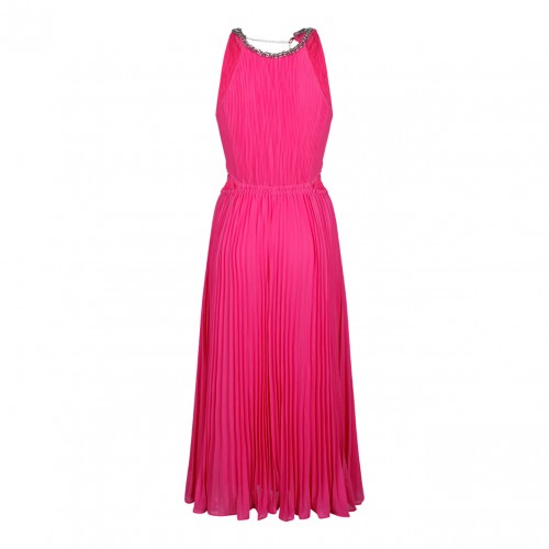 Michael Kors Fuchsia Pliss Midi Dress 2
