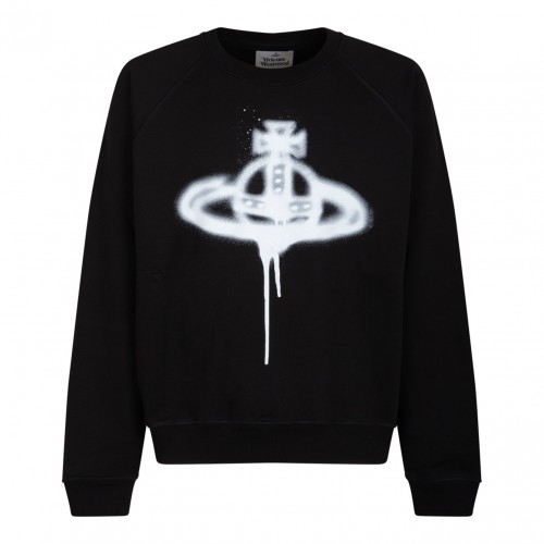 Black Spray Orb Jumper