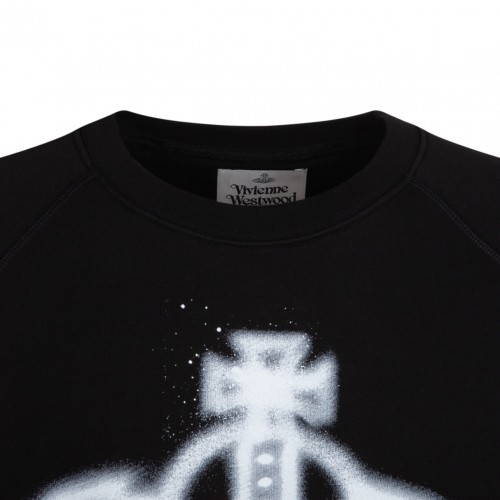 Black Spray Orb Jumper