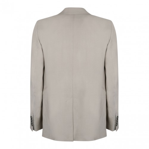 Almond Beige Double Breasted Blazer