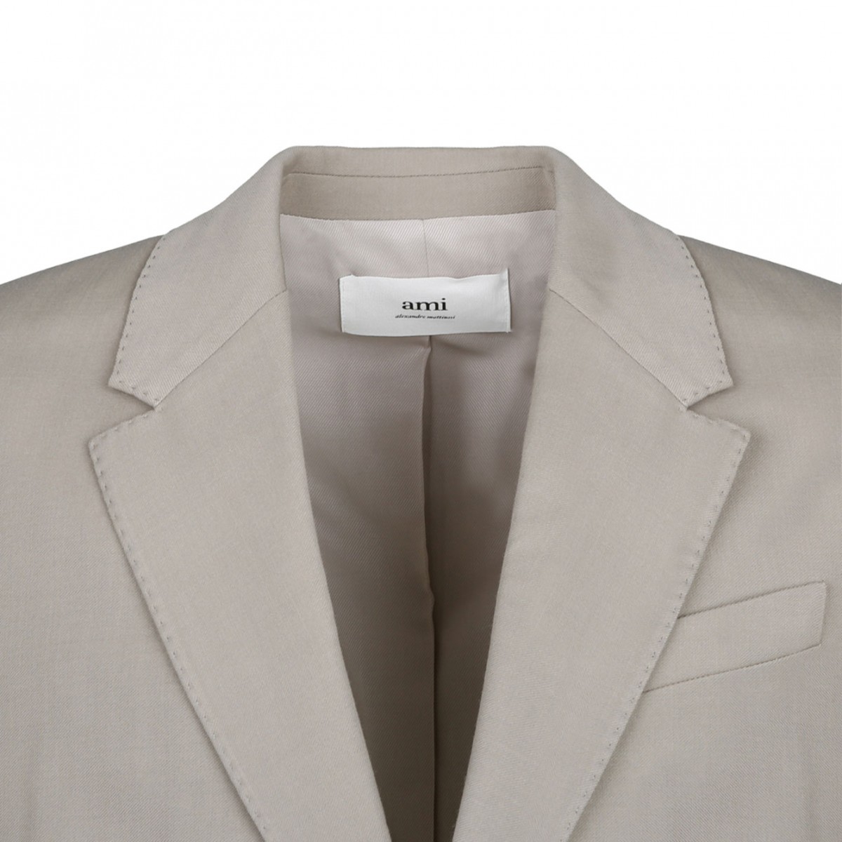 Almond Beige Double Breasted Blazer