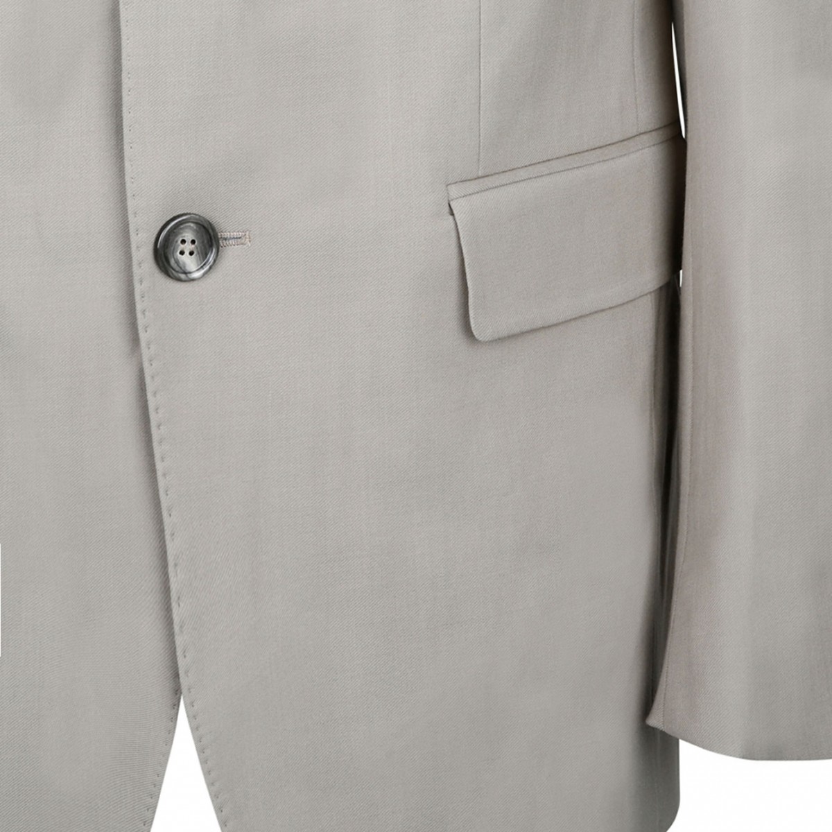 Almond Beige Double Breasted Blazer