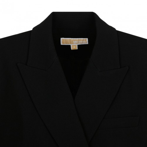 Michael Kors Double-Breasted Black Short Jumpsuit