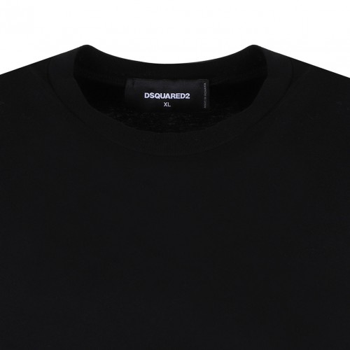 Black Logo Print T-Shirt