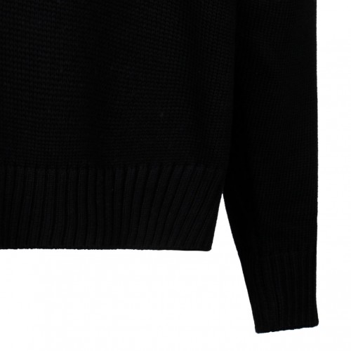 Off White Black 3D Diag Knit Hoodie