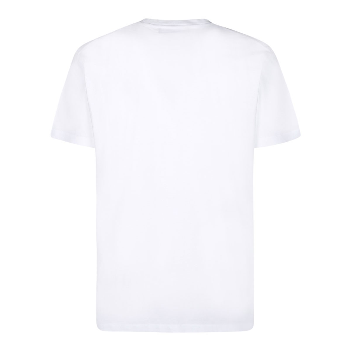White Logo Print T-Shirt