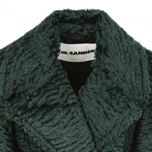 Dark Green Belted Coat