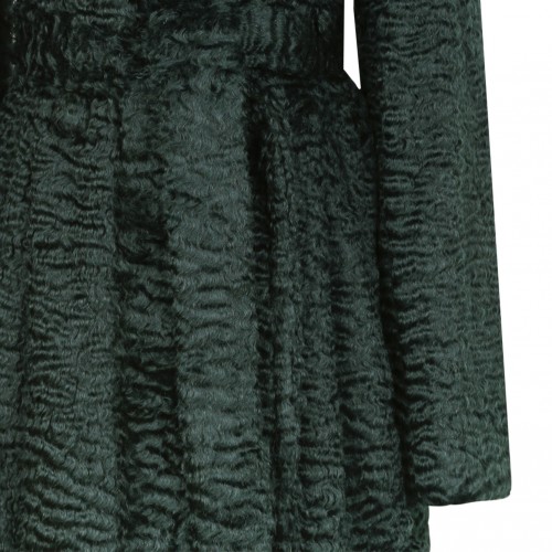 Dark Green Belted Coat