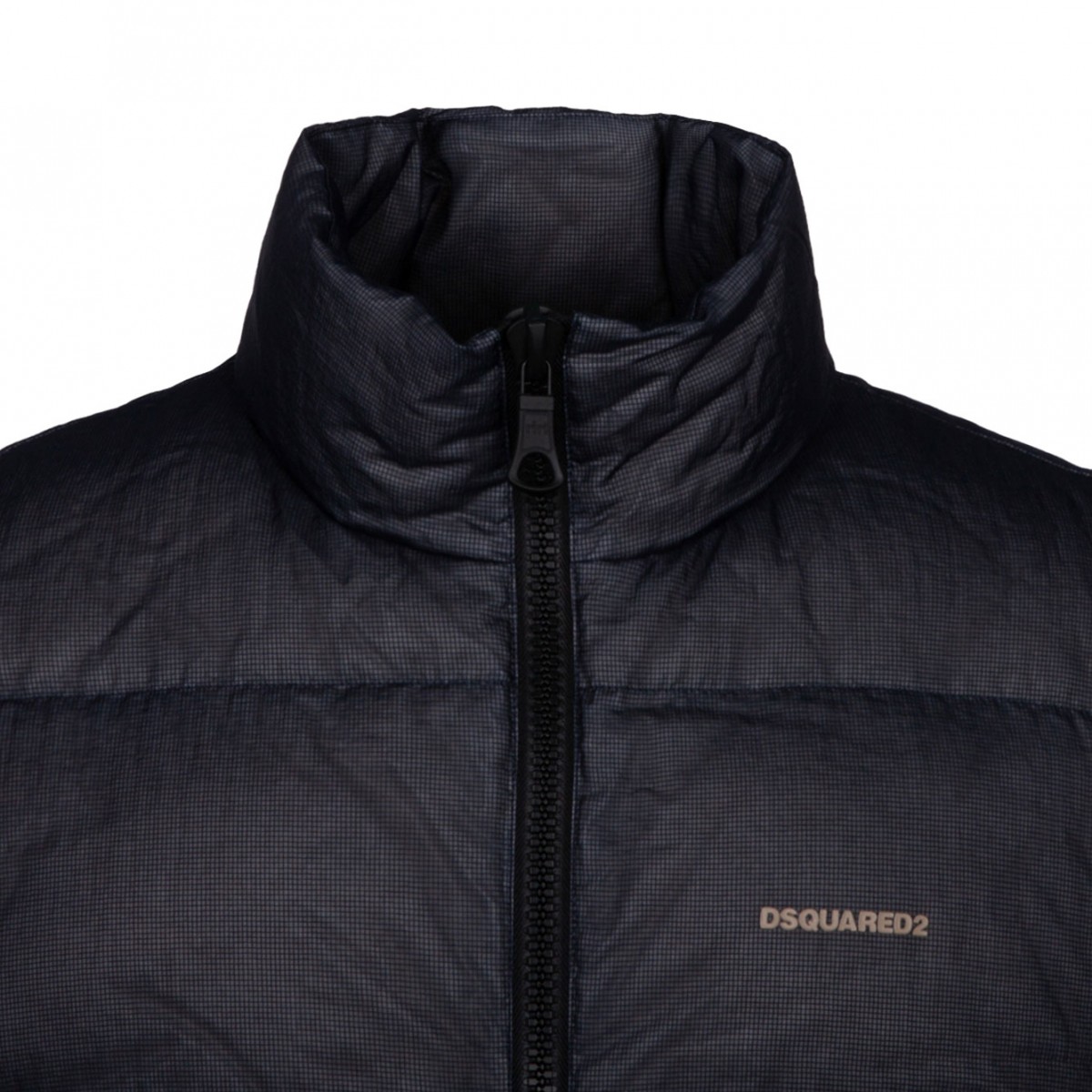 Dsquared2 Navy Blue Puffer Vest