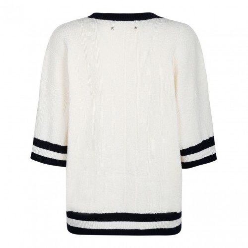 Short Sleeved Crew Neck Sweater 2