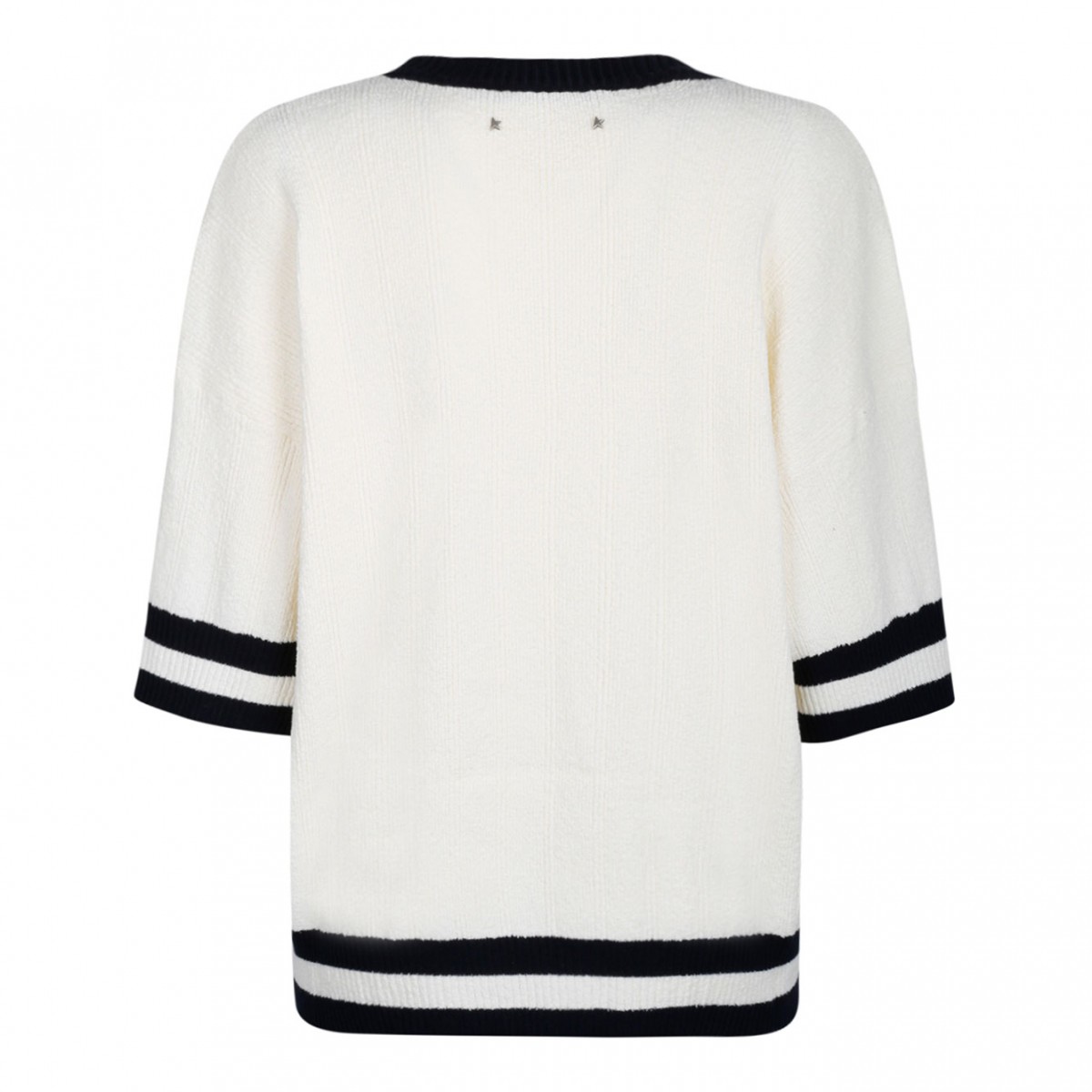 Short Sleeved Crew Neck Sweater