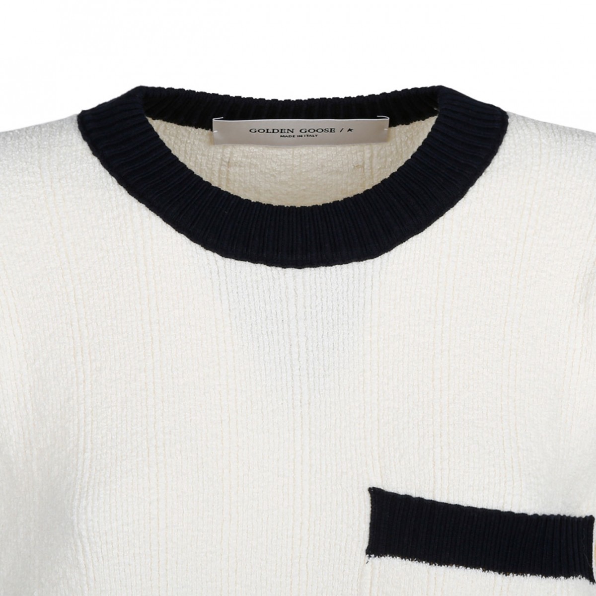Short Sleeved Crew Neck Sweater
