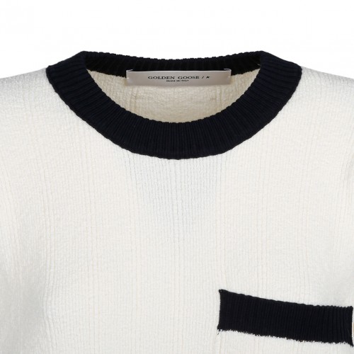 Short Sleeved Crew Neck Sweater