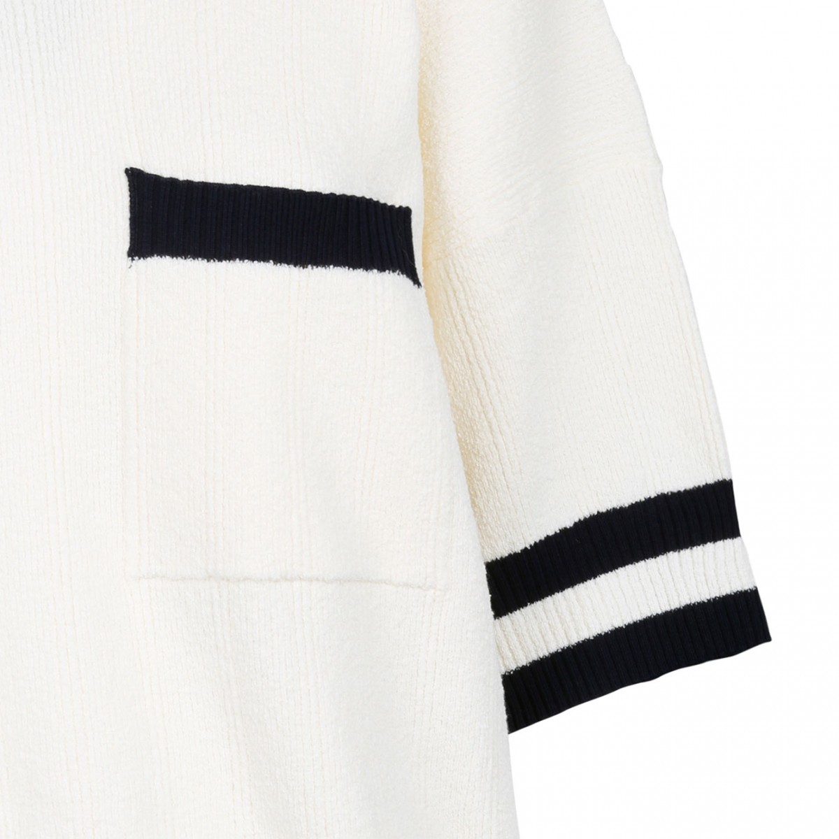 Short Sleeved Crew Neck Sweater