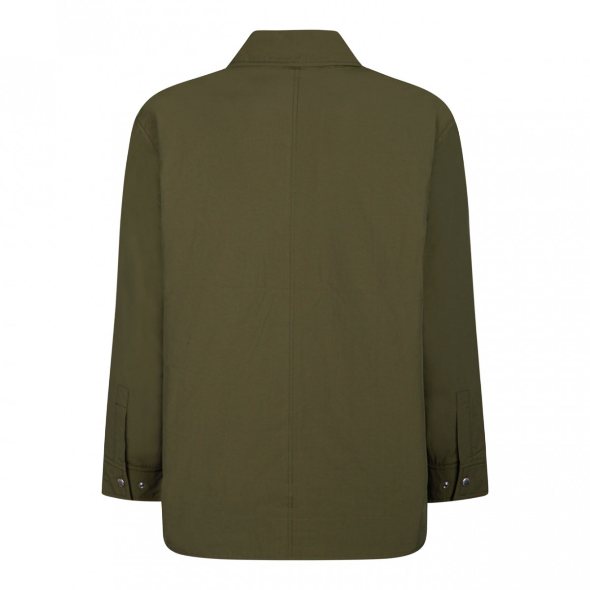 Maison Kitsun Military Green Padded Overshirt