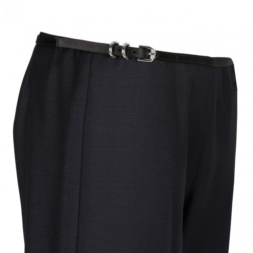 Black Voyou Flare Pants