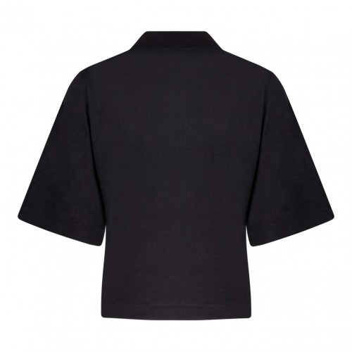 Palm Angels Black Cropped T-Shirt 2