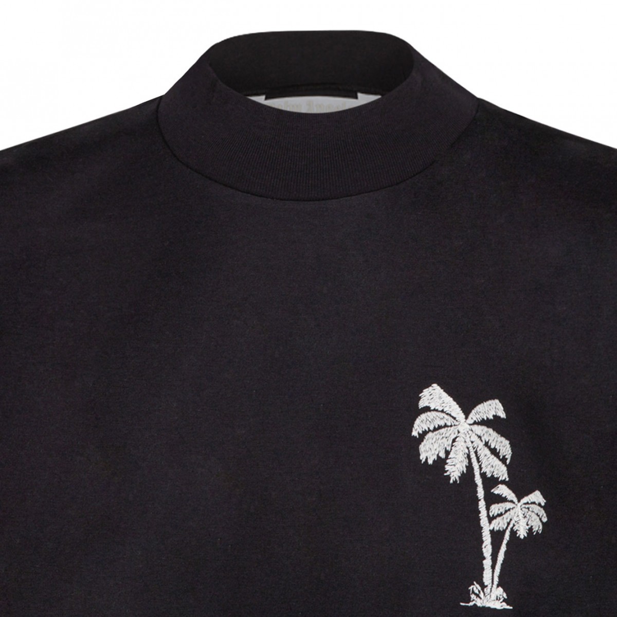 Palm Angels Black Cropped T-Shirt