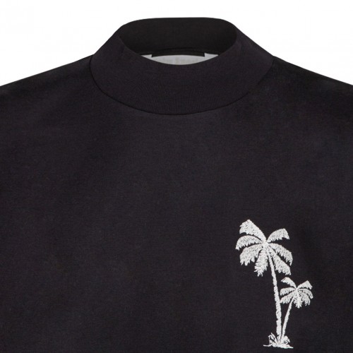 Palm Angels Black Cropped T-Shirt
