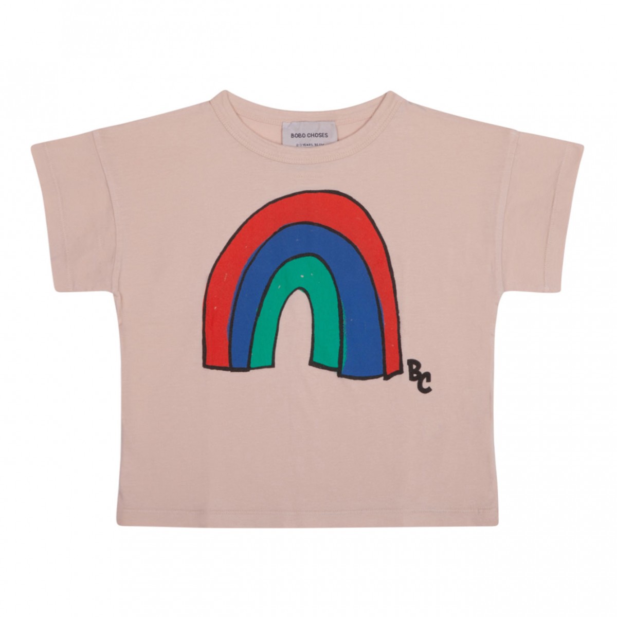 Pink Rainbow Print T-Shirt