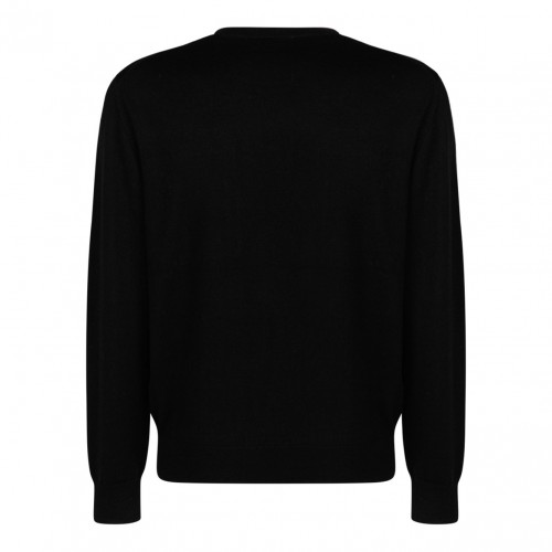 JW Anderson Black Logo Embroidered Jumper 2