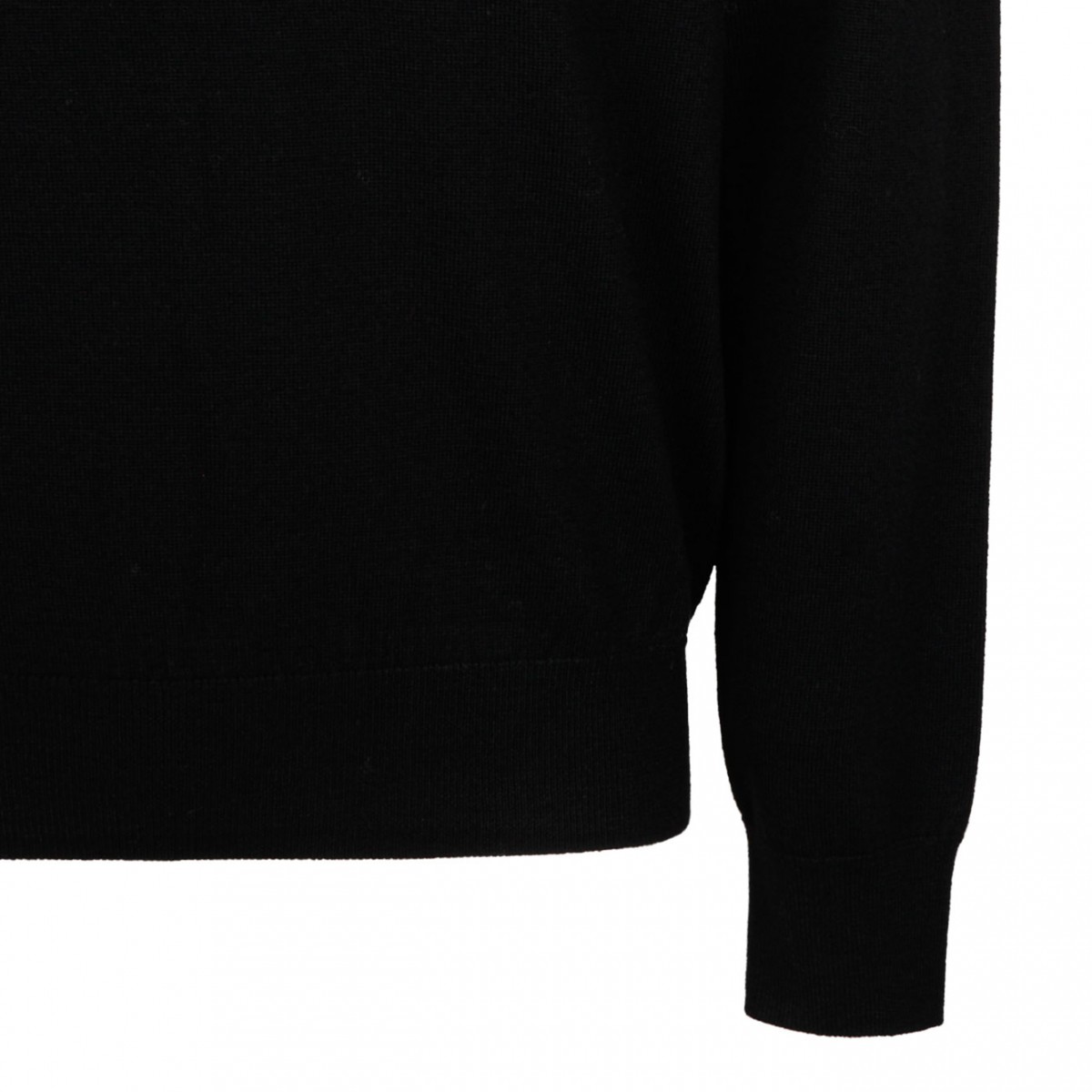 JW Anderson Black Logo Embroidered Jumper