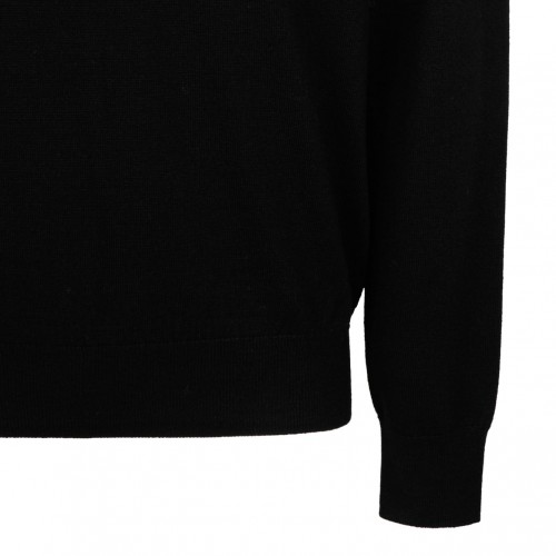 JW Anderson Black Logo Embroidered Jumper