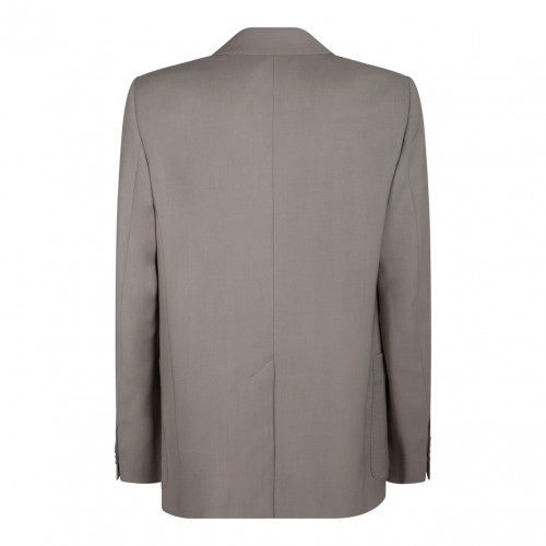 Taupe Double Breasted Blazer 2