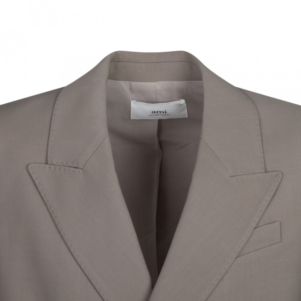 Taupe Double Breasted Blazer