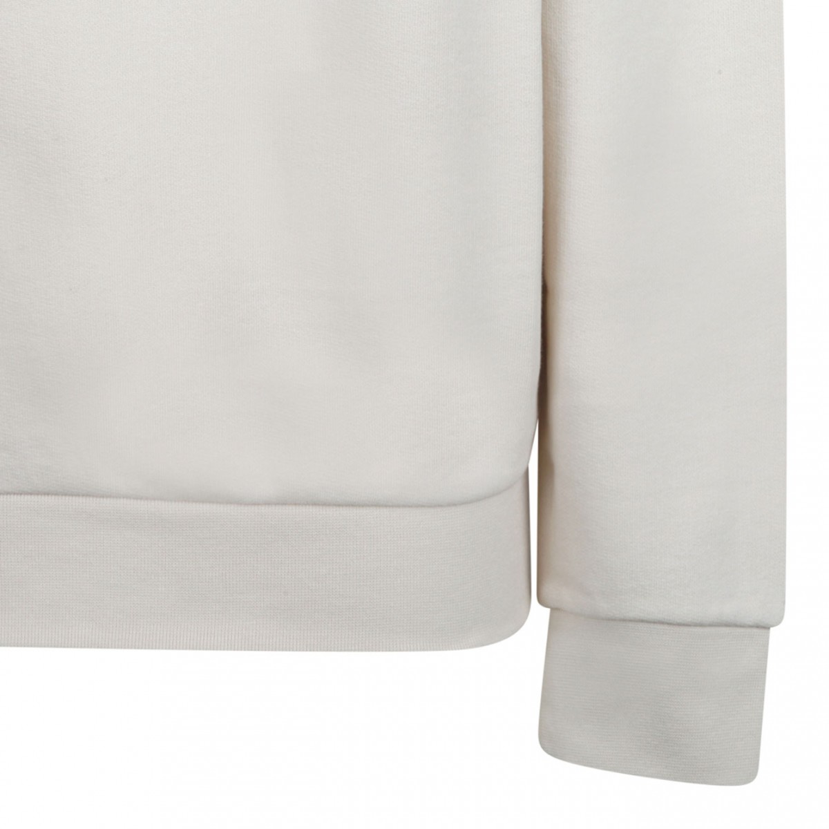 JW Anderson Light Beige Logo Embroidered Sweatshirt