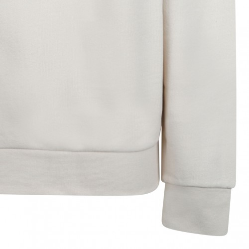 JW Anderson Light Beige Logo Embroidered Sweatshirt