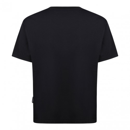 Palm Angels Embroidered Logo Black T-Shirt 2