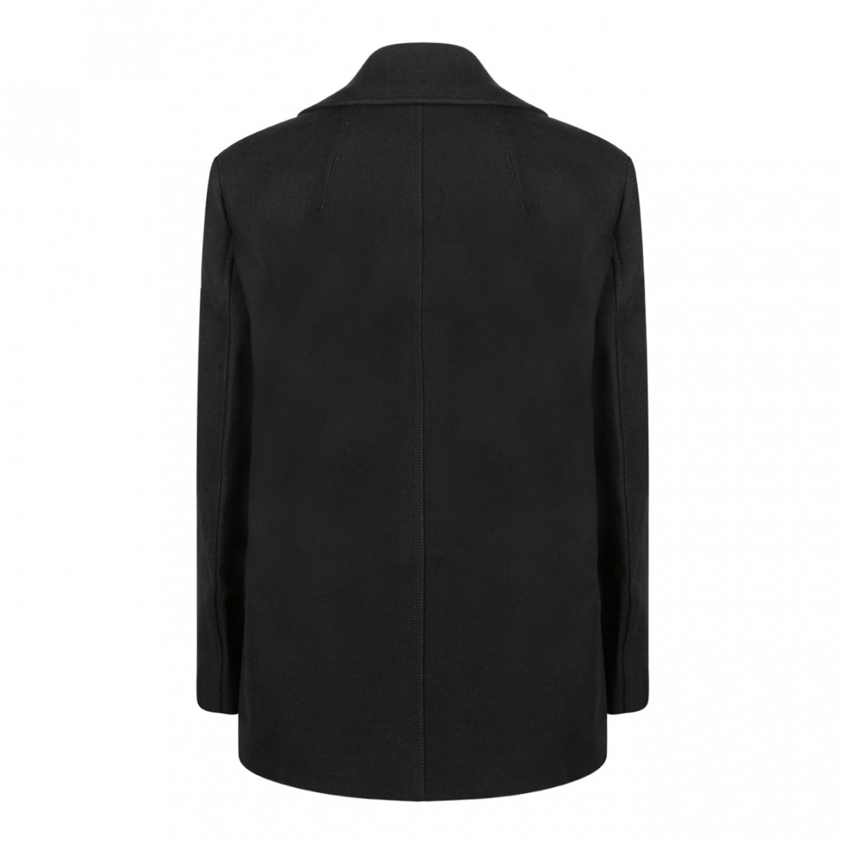 Black Wool Peacoat