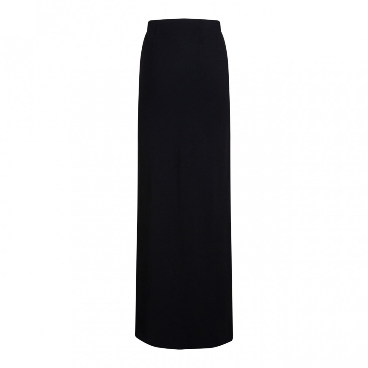 Black Flared Maxi Skirt