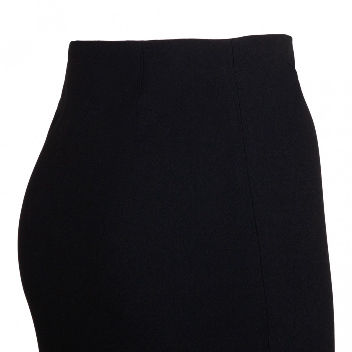 Black Flared Maxi Skirt