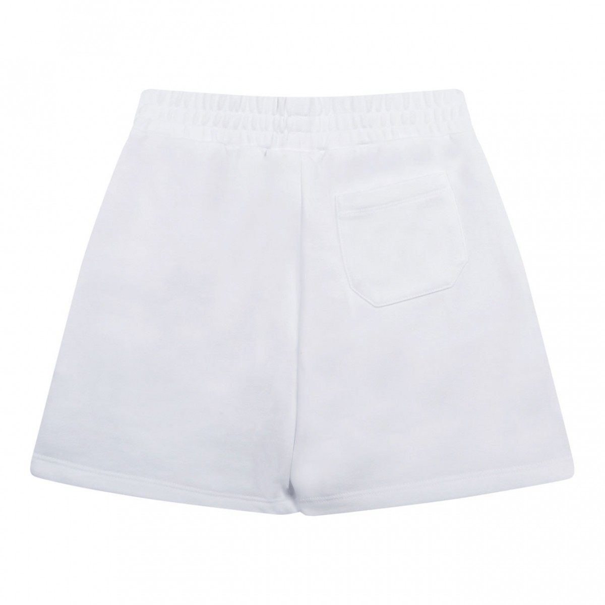 White and Pink Star Print Shorts