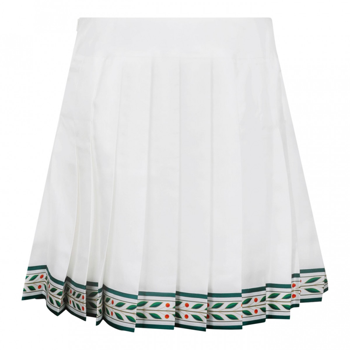 White Laurel Tennis Skirt