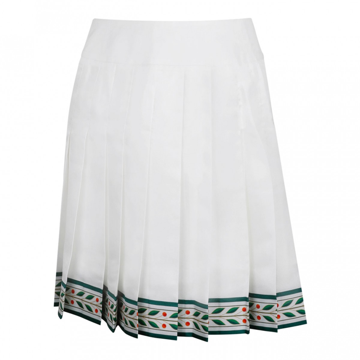 White Laurel Tennis Skirt