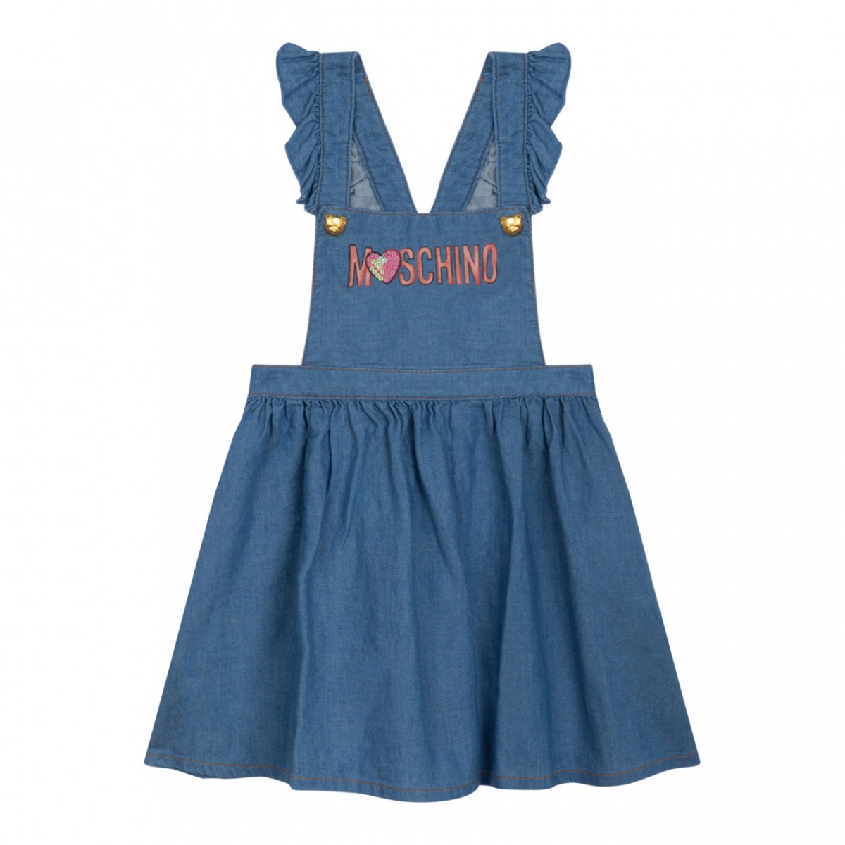Moschino Denim Overall Dress